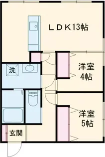 サニーコーポラス1号棟【3階】の間取り