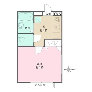 いずみコーポ【2階】の間取り