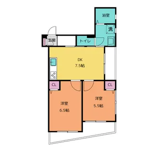 東京都北区西が丘1【マンション】の間取り