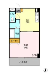 ヴィルポート21【3階】の間取り