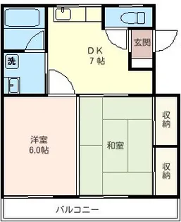 村上ハイツ【2階】の間取り