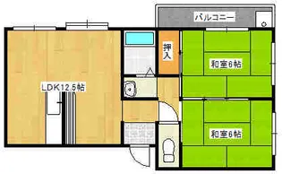 マンションスカイピア【2階】の間取り