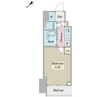 プロシード新横浜【2階】の間取り