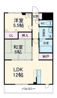 オリオンスクエア【1階】の間取り