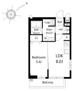 Reframe5 池尻大橋【2階】の間取り
