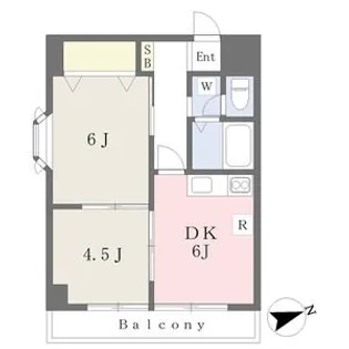 ロイヤルプラザ郡山【7階】の間取り