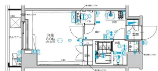 Verona板橋本町LUSSO【7階】の間取り