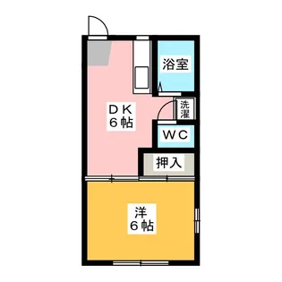 フルールハイム【1階】の間取り