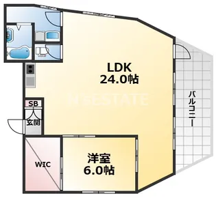UNION B.L.D【3階】の間取り