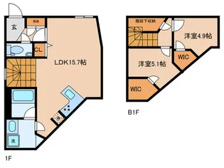 Apartment小石川後楽園の間取り