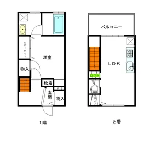 岡山県岡山市中区清水2【一戸建】の間取り