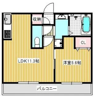 パークヴィラ合志I【1階】の間取り