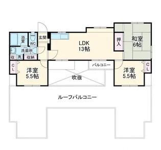 ホーユウパレス宮前平第2【7階】の間取り