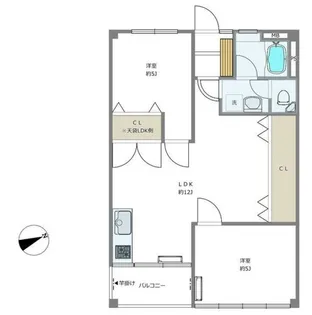 大森駅前住宅2号棟【13階】の間取り