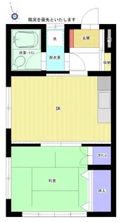 コーポアドバンスA【2階】の間取り