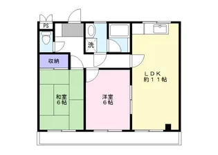 フローラルガーデン【2階】の間取り