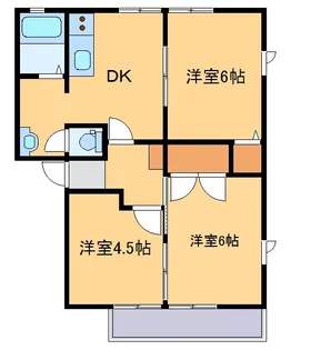 フォレストヴィラ【1階】の間取り