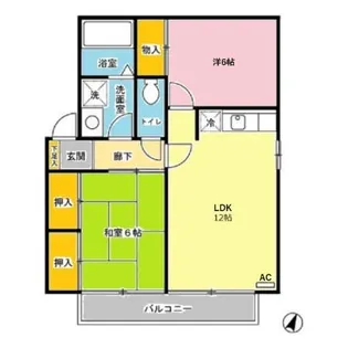 埼玉県上尾市春日1【アパート】の間取り