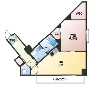 クリオ王子神谷弐番館【7階】の間取り