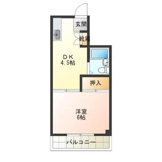 ラパンジール大国III【8階】の間取り