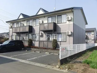 シャルマンハイツB【1階】の外観