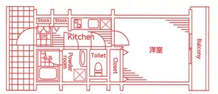 ツインズ横浜瀬谷【2階】の間取り