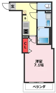 千葉県柏市東上町【アパート】の間取り
