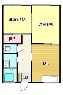 小船越吉田アパート【1階】の間取り