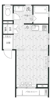 ルミナス戸山【2階】の間取り