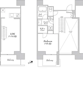 カナルフロント芝浦【3階】の間取り