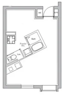 東京都新宿区西早稲田1【マンション】の間取り