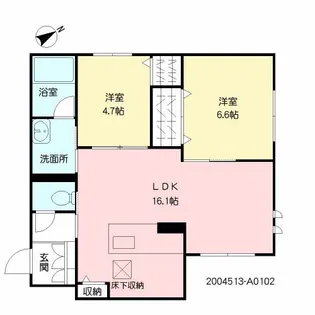 福岡県福岡市城南区長尾2【マンション】の間取り