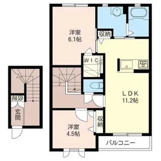 Jフォレスト【2階】の間取り