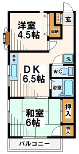東京都府中市本宿町1【アパート】の間取り