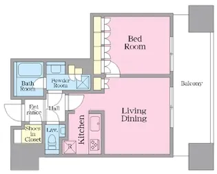 麻布台ヒルズレジデンスB【21階】の間取り