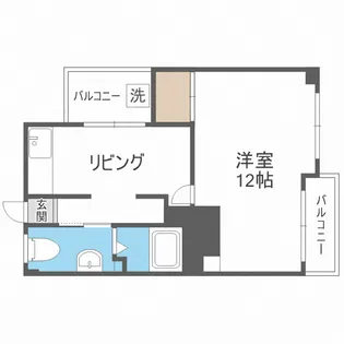松栄大正ハイツ【3階】の間取り