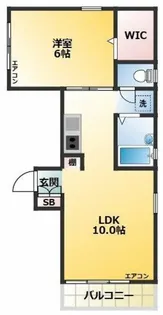 ベルメゾン【3階】の間取り