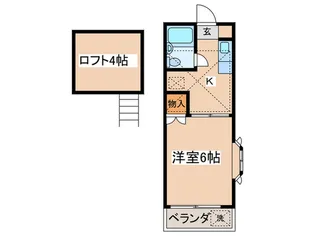 メゾンド麗【2階】の間取り