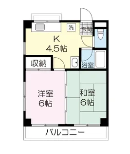 トリム原町【2階】の間取り