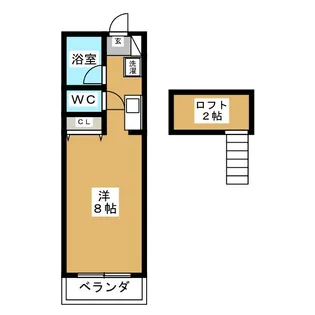 ラ・ムラージャ【2階】の間取り
