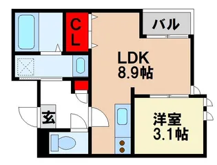 Grandtic Patria【1階】の間取り