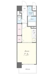 シグナス【7階】の間取り