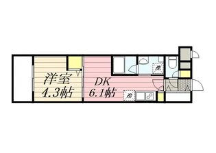 HF東武練馬レジデンス【2階】の間取り