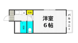 グレースコートイヌイ【3階】の間取り