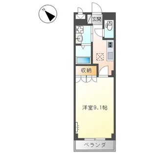 徳島県阿南市羽ノ浦町中庄市【アパート】の間取り