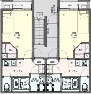 KLEIS青井【1階】の間取り