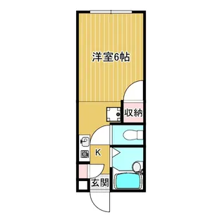 リヴェール山手【2階】の間取り