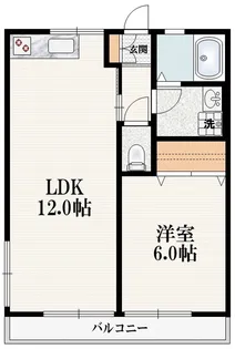 シティハイム 保谷フラット【2階】の間取り