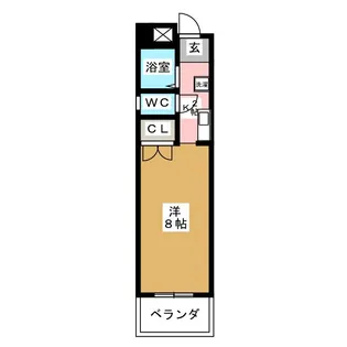 サンクレスト六番【1階】の間取り