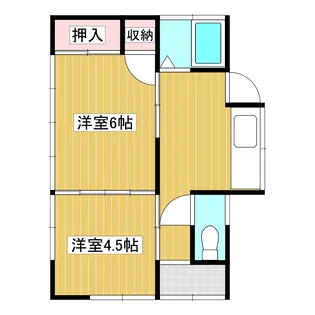 千葉県成田市三里塚【一戸建】の間取り